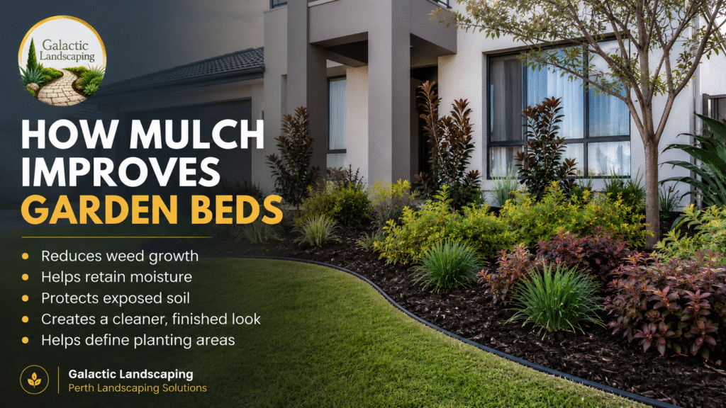 How Mulch Improves Garden Beds galactic landscaping mulch