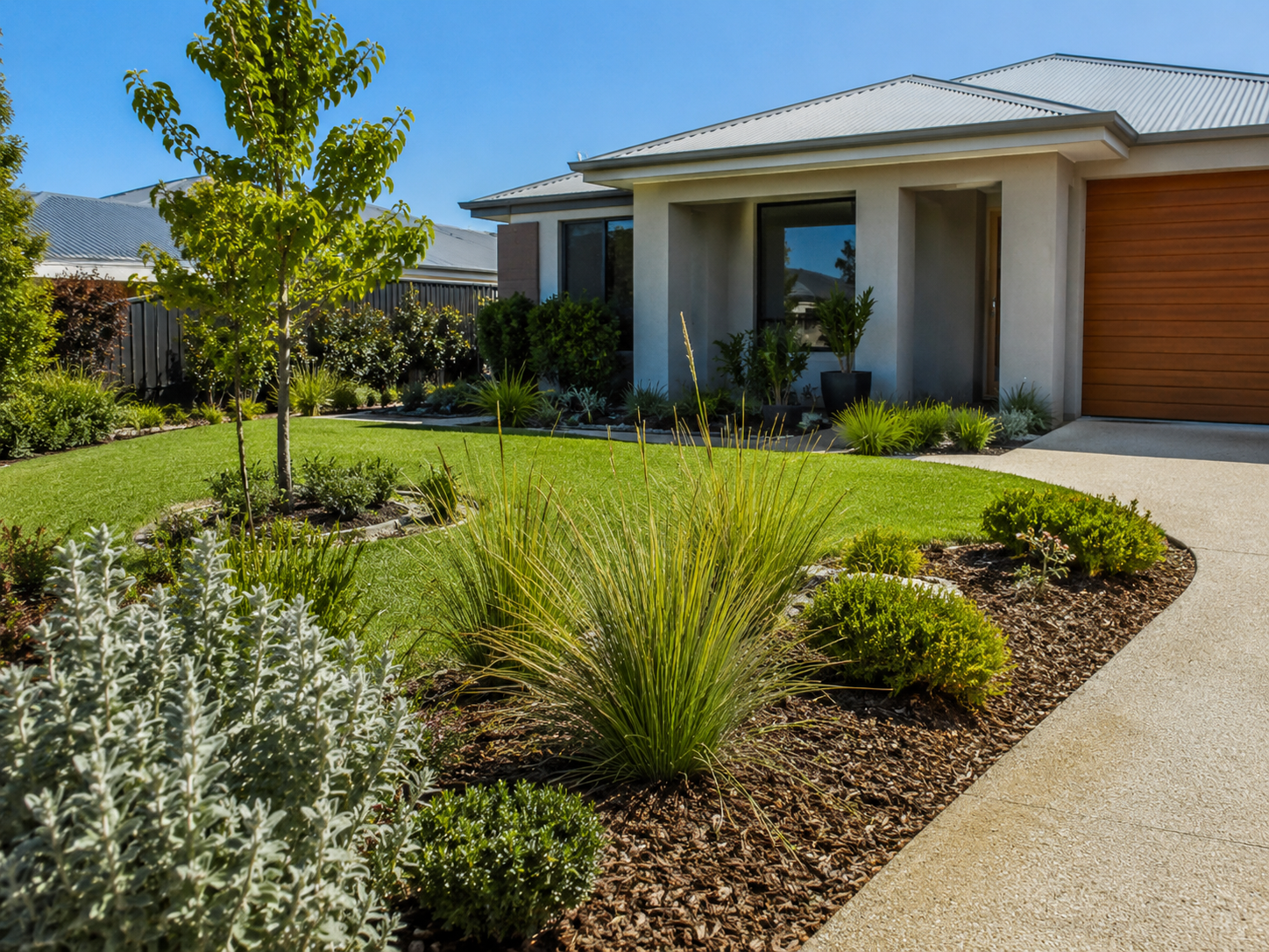 Softscaping and planting