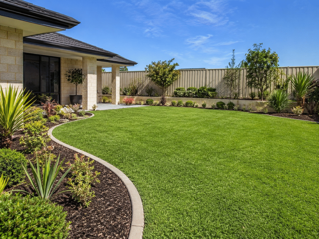 Low-Maintenance Landscaping Ideas for Perth Homes galactic landscaping turf and lawn
