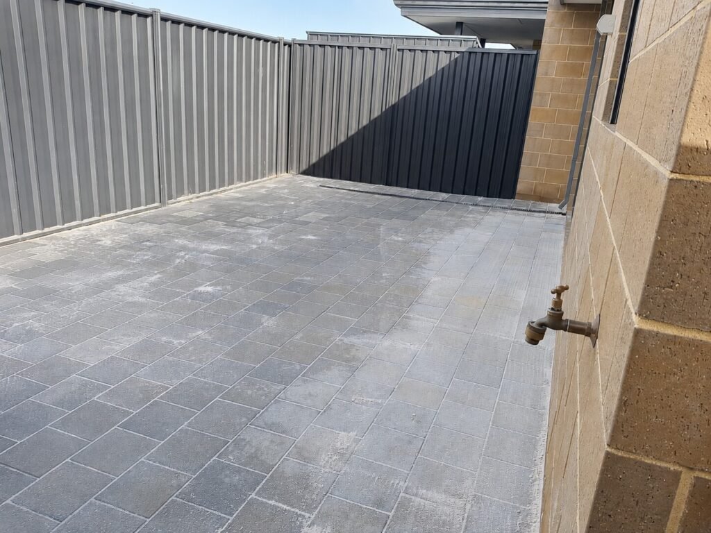 completed backyard paving project perth corrected final