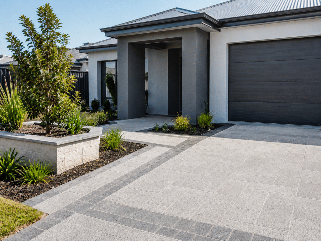 Galactic Landscaping paving and hardscaping project