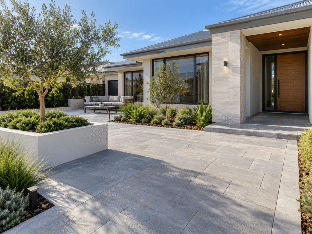 galactic landscaping modern courtyard